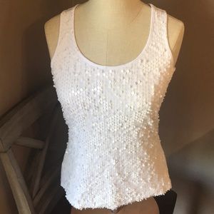 Sequin tank top